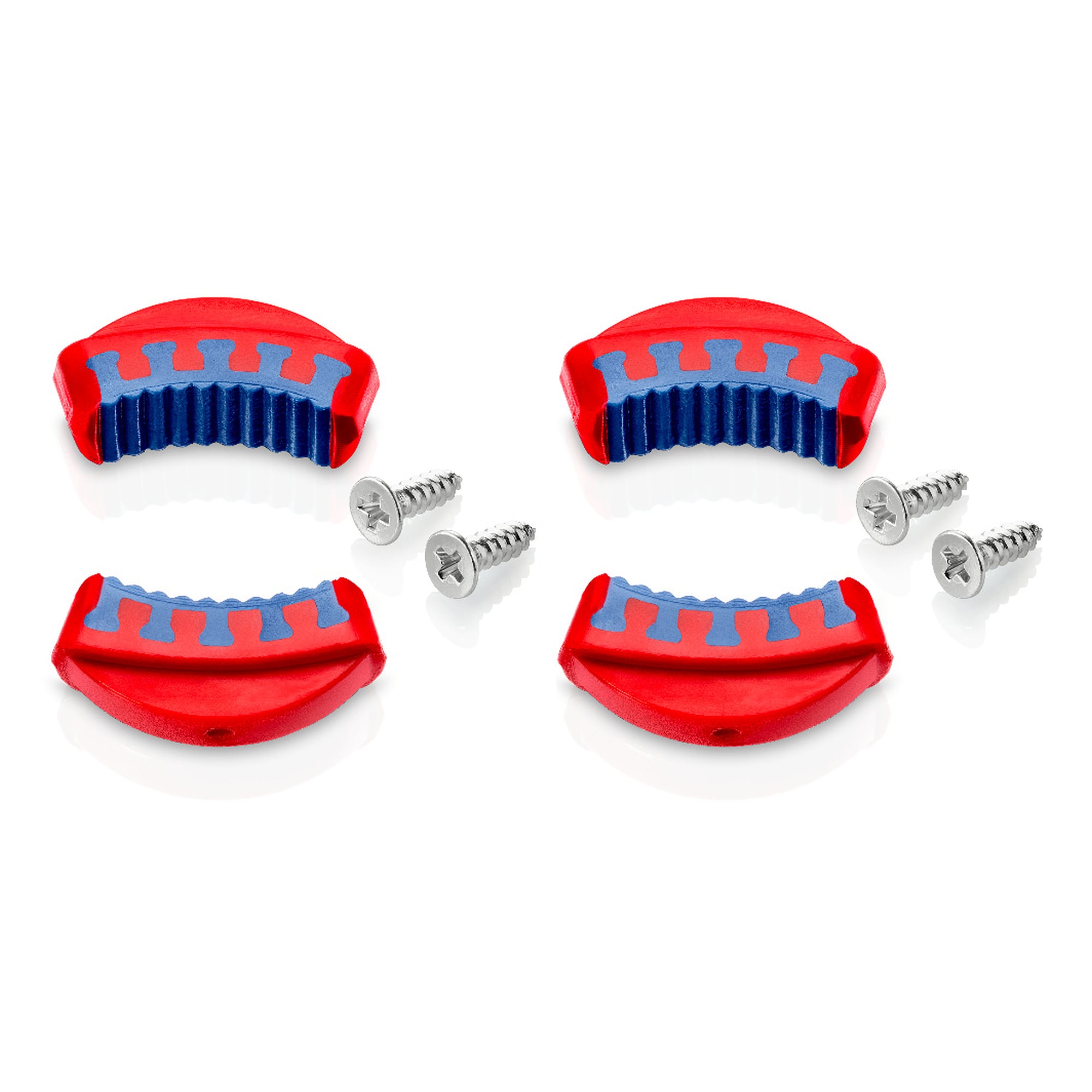 2 pairs of two-component plastic protective jaws for siphon pliers 81 11 250 and 81 13 250