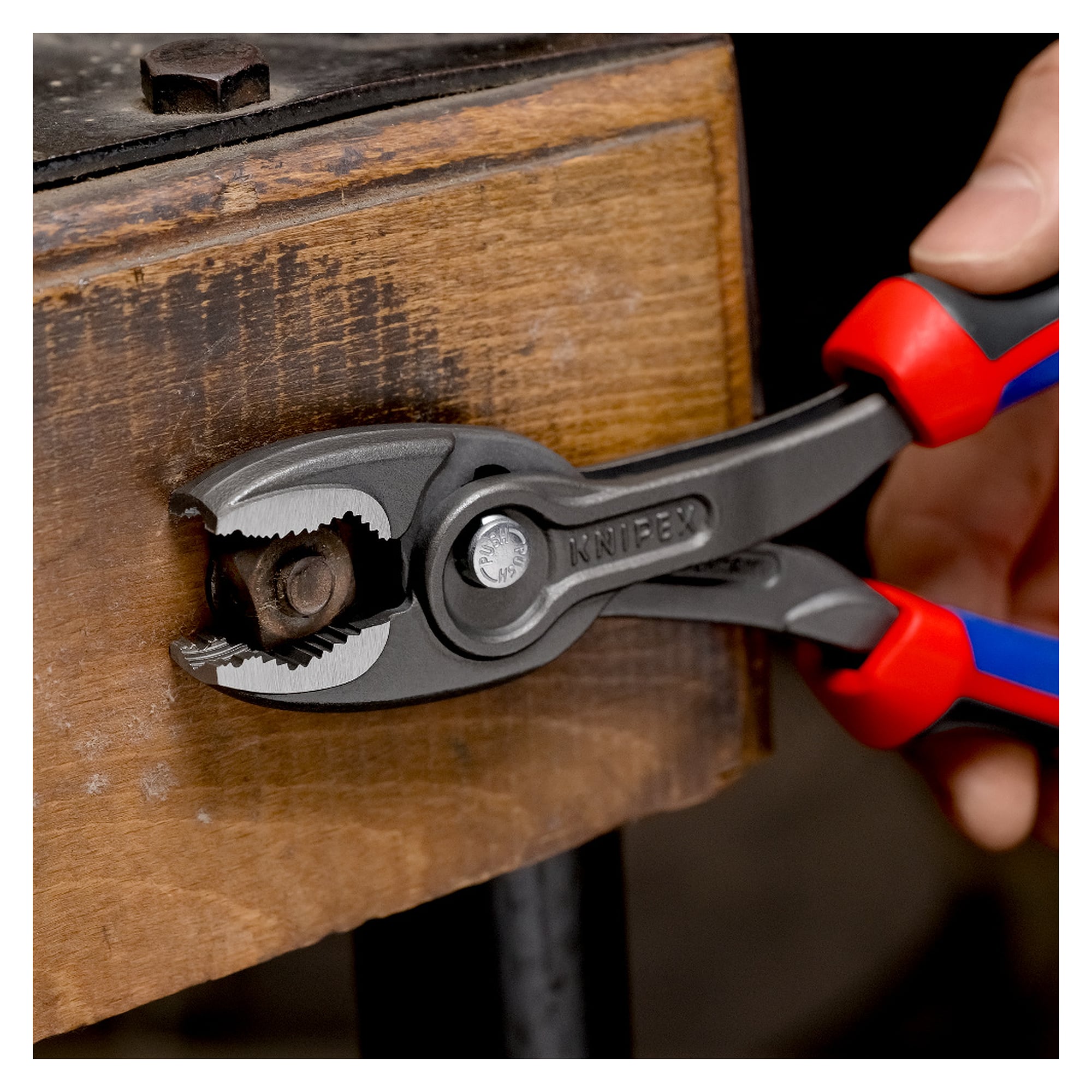 TwinGrip Front- und Seitengreifzange mit Comfort-Griffen, Greifweite 4 - 22 mm, 200 mm