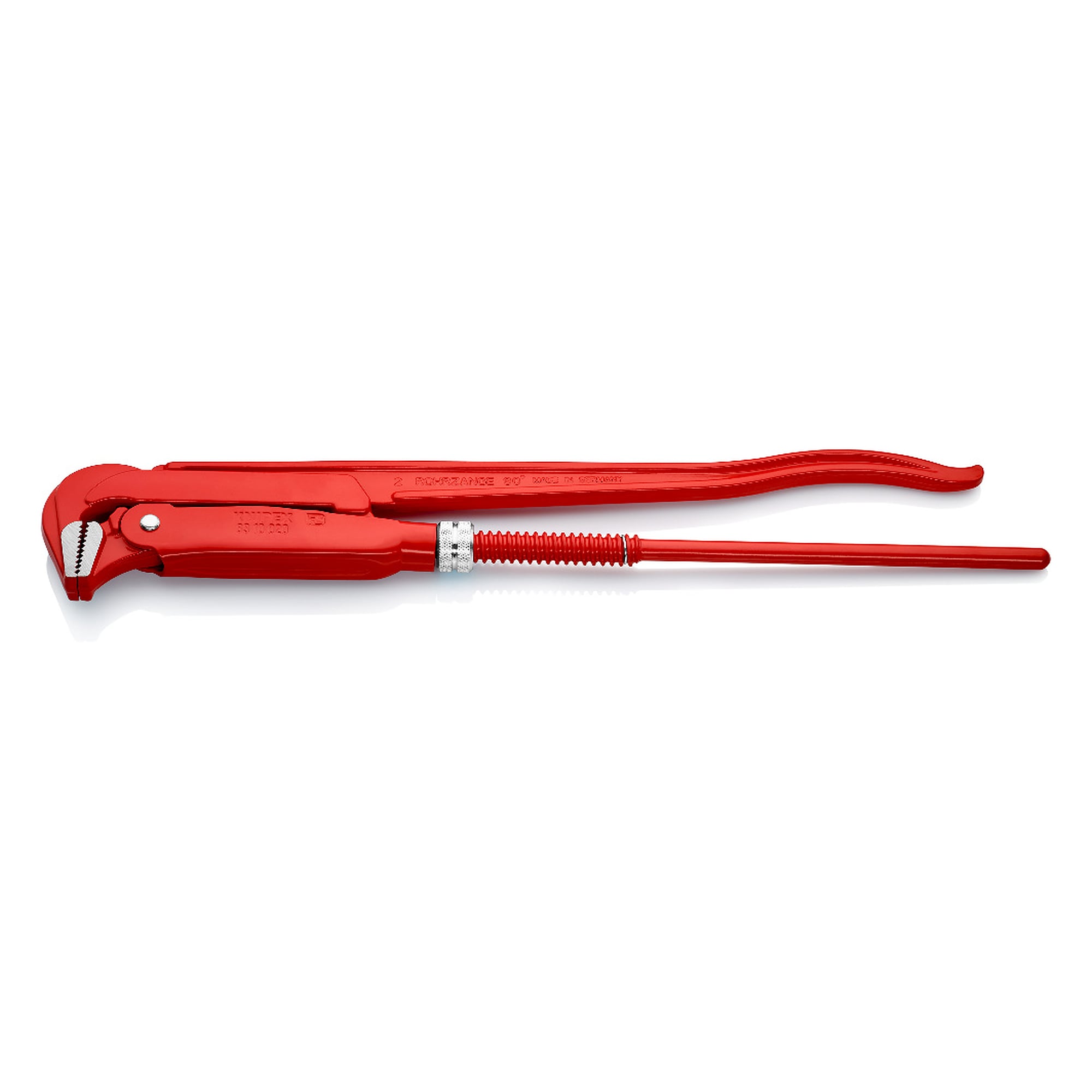 Rohrzange 90° schwedische Form für Rohre bis Ø 70 mm, Spannweite 70 mm, 560 mm