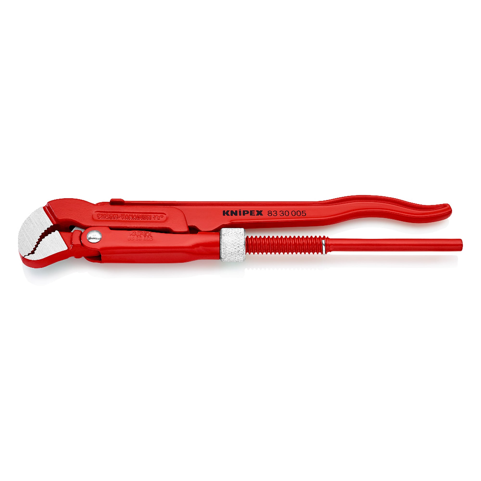 Pipe wrench S-type, slim jaw, 35 mm capacity, 245 mm long