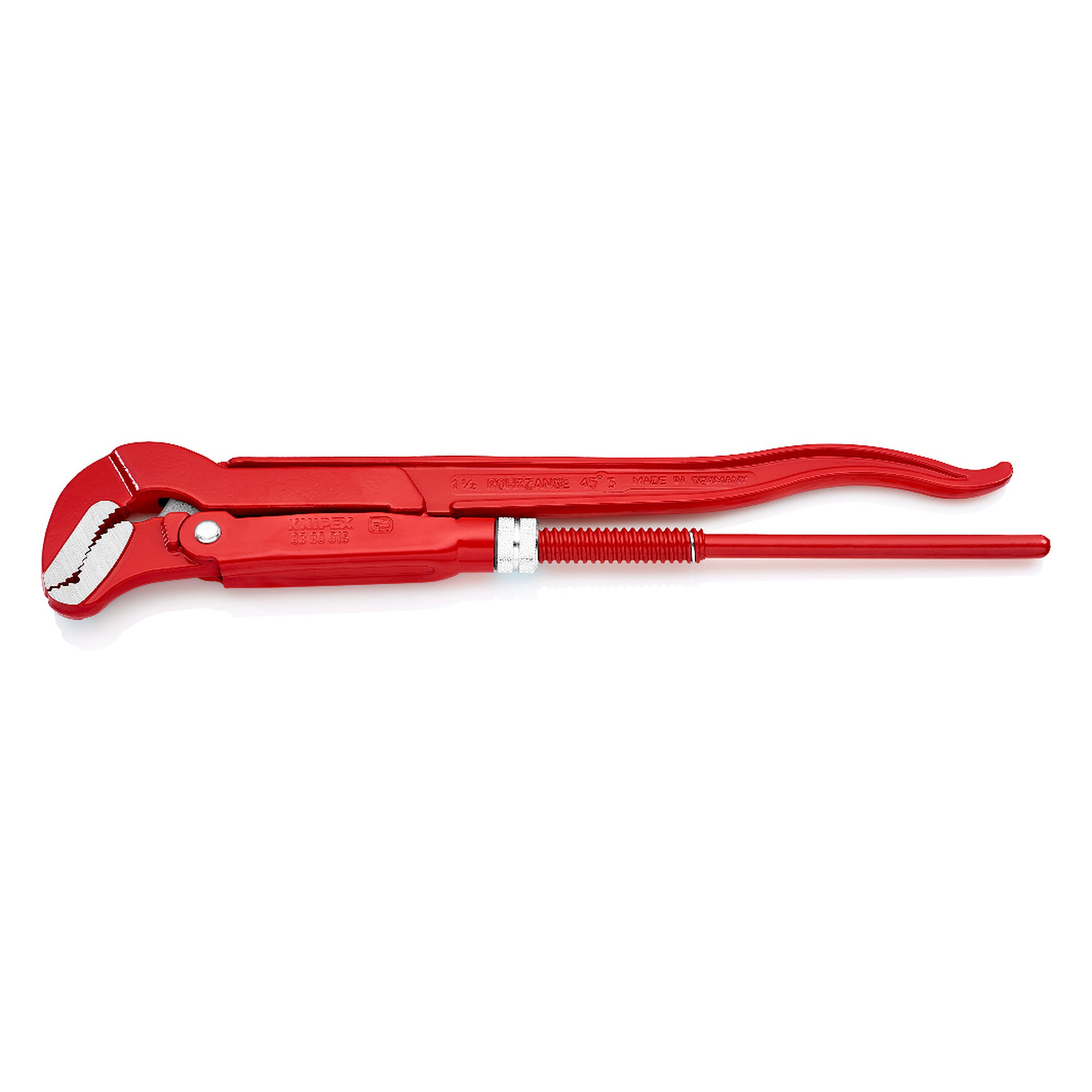 Pipe wrench S-type, slim jaw, 60 mm capacity, 420 mm long