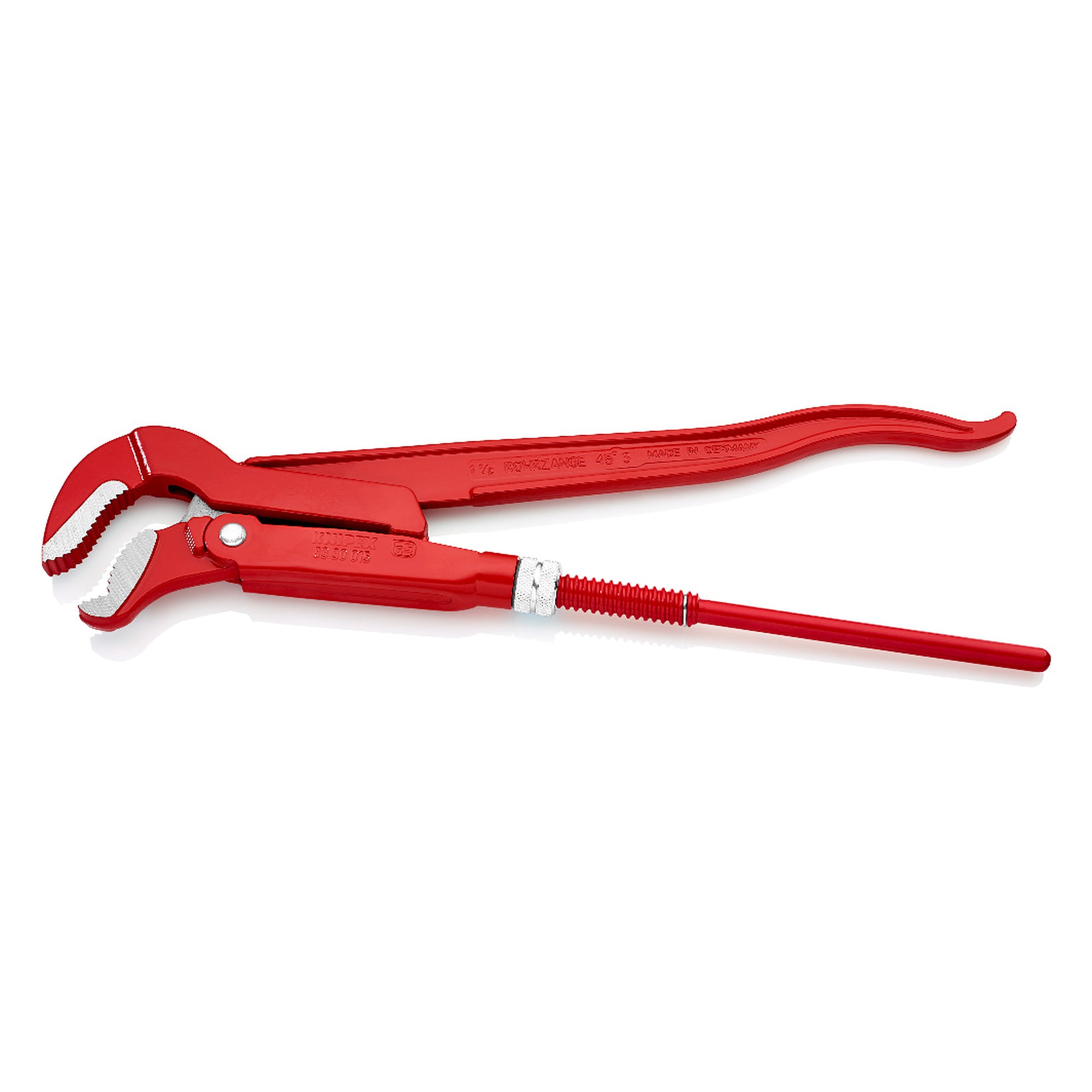 Pipe wrench S-type, slim jaw, 60 mm capacity, 420 mm long