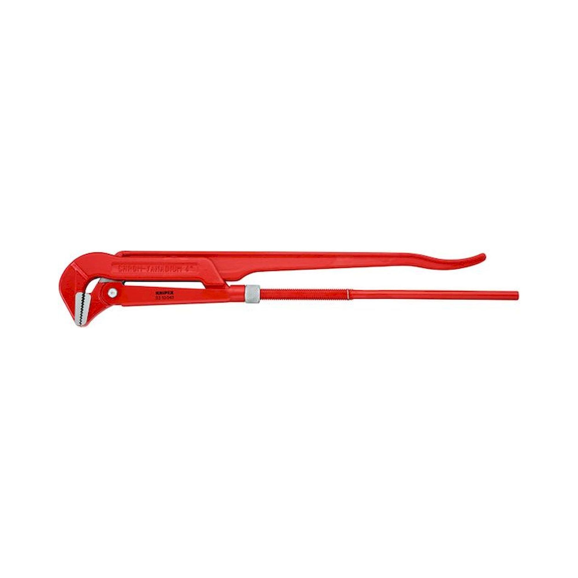 Knipex 83 10 040. Rohrzange 90°, rot pulverbeschichtet, 750 mm