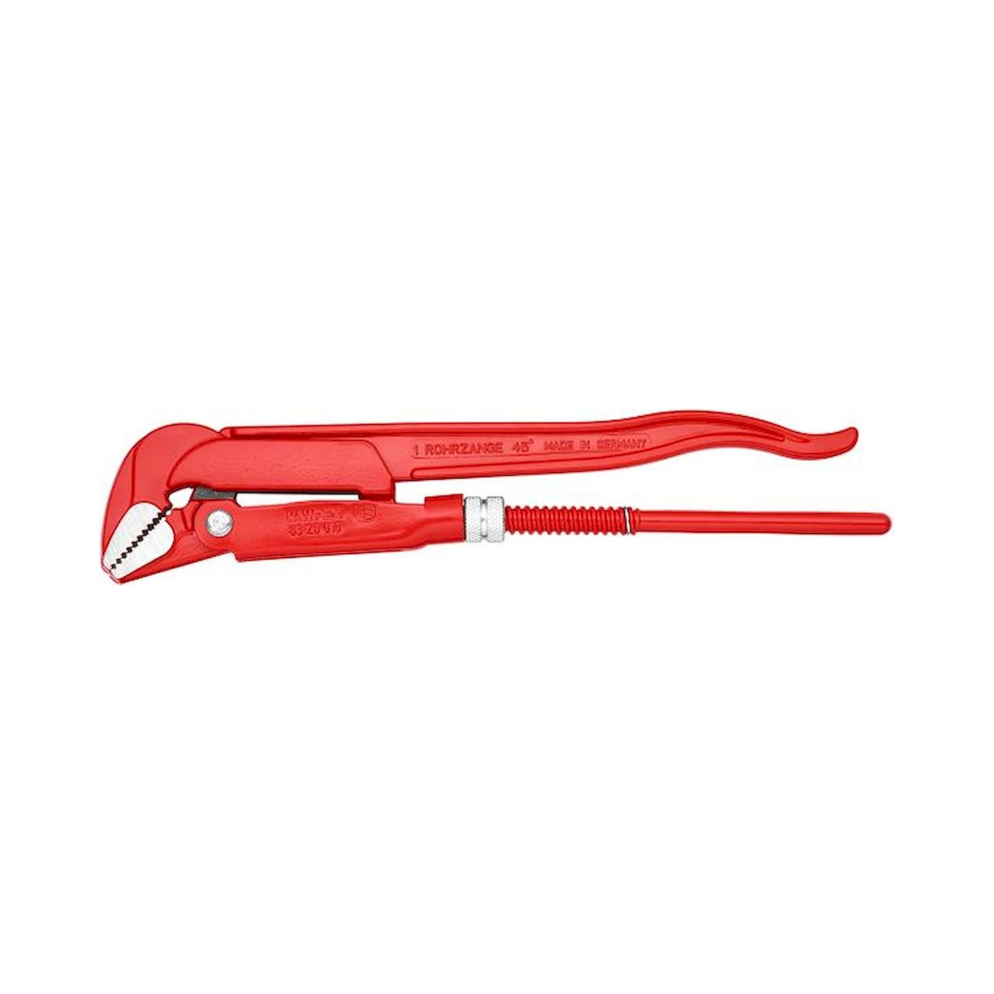Knipex 83 20 010. Rohrzange 45°, rot pulverbeschichtet, 320 mm