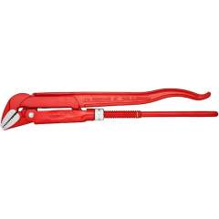 Knipex 83 20 015. Pipe wrench 45°, red powder-coated, 430 mm