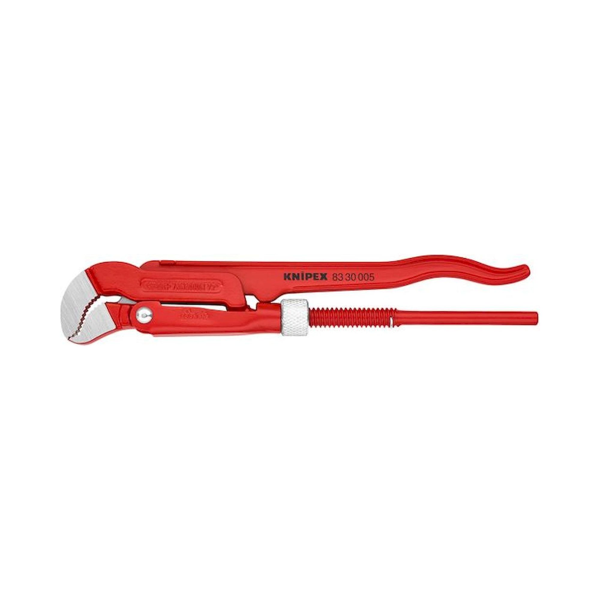 Knipex 83 30 005. Clé à bec en S, laquée rouge