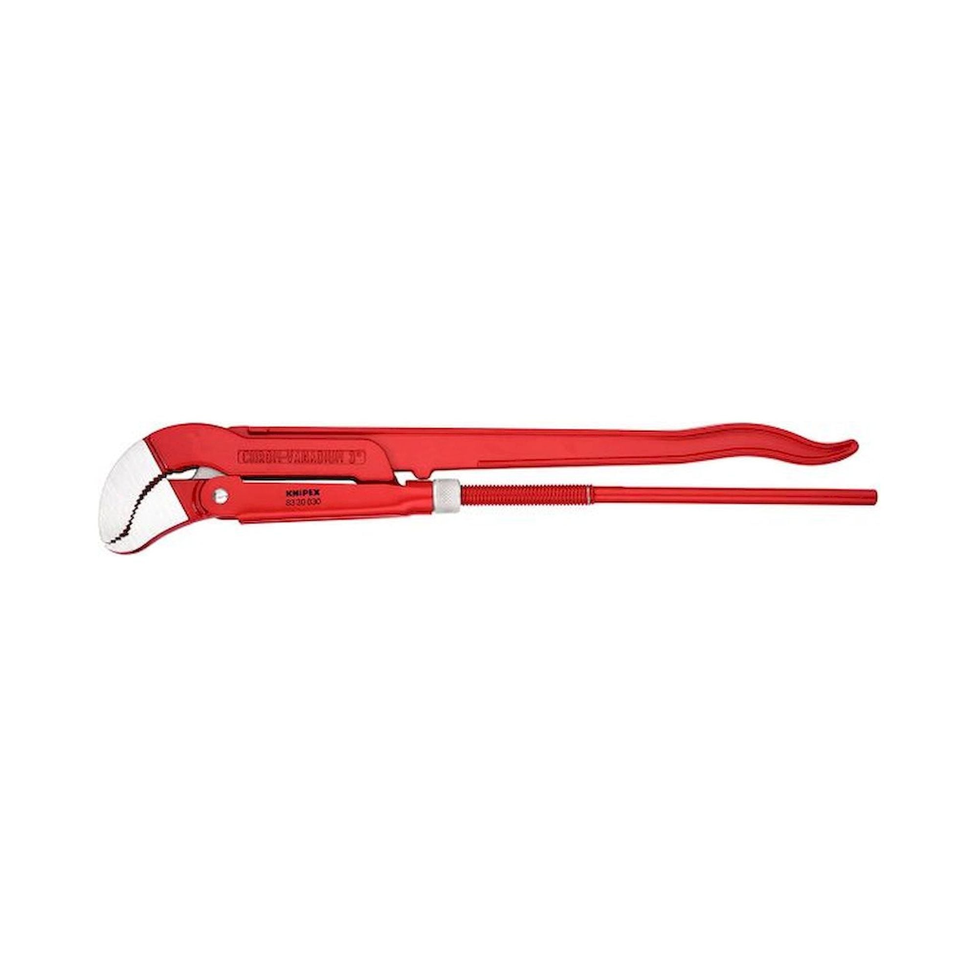 Knipex 83 30 030. Rohrzange S-Maul, rot pulverbeschichtet, 680 mm