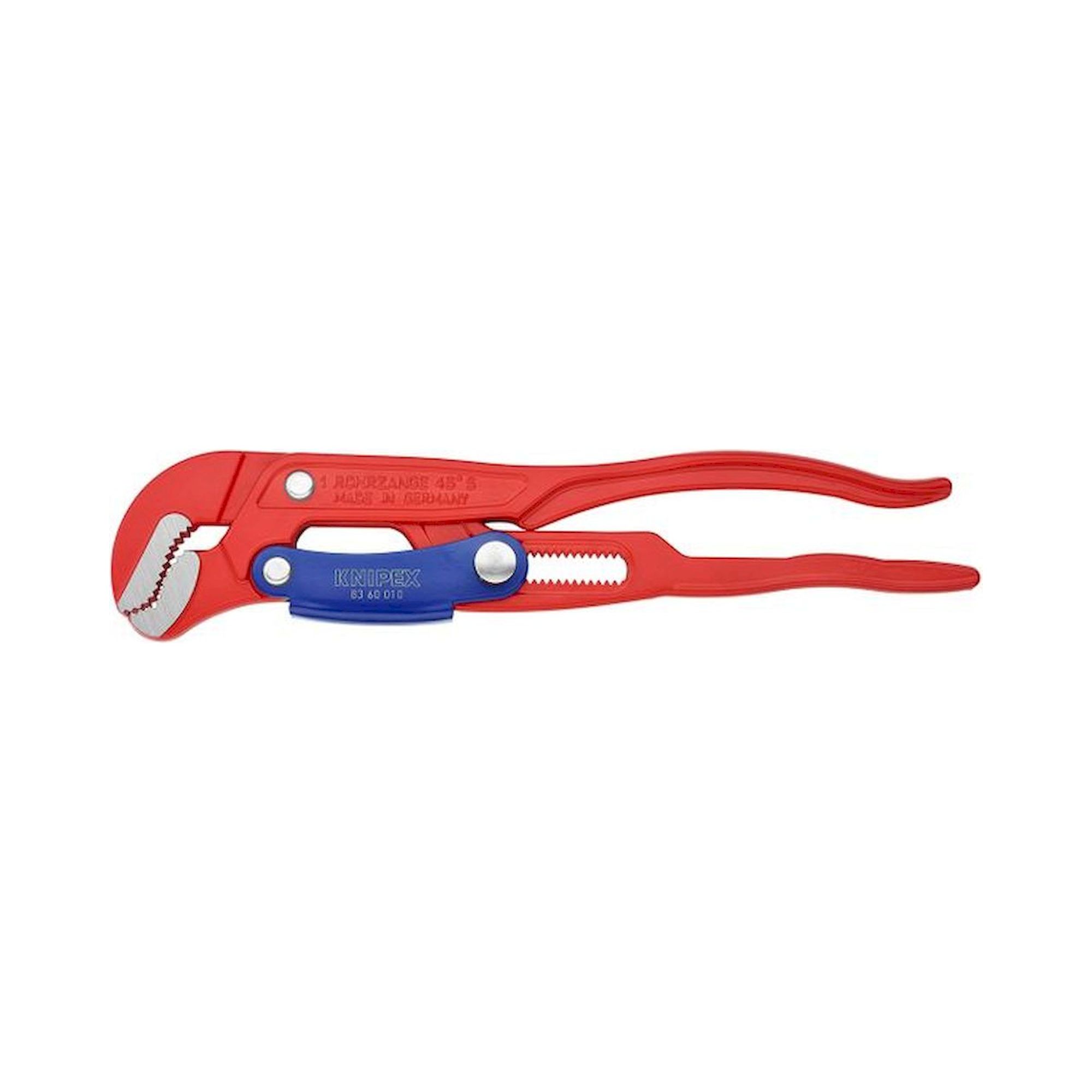 Knipex 83 60 010. Clé à bec en S à réglage rapide, laquée rouge