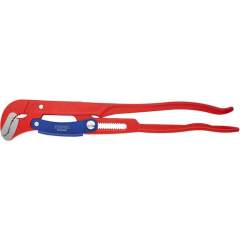 Knipex 83 60 020. Pipe wrench S-Maul with quick adjustment, red powder-coated, 560 mm