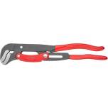 Knipex 83 61 015. S-jaw pipe wrench with quick adjustment, gray powder-coated, 420 mm
