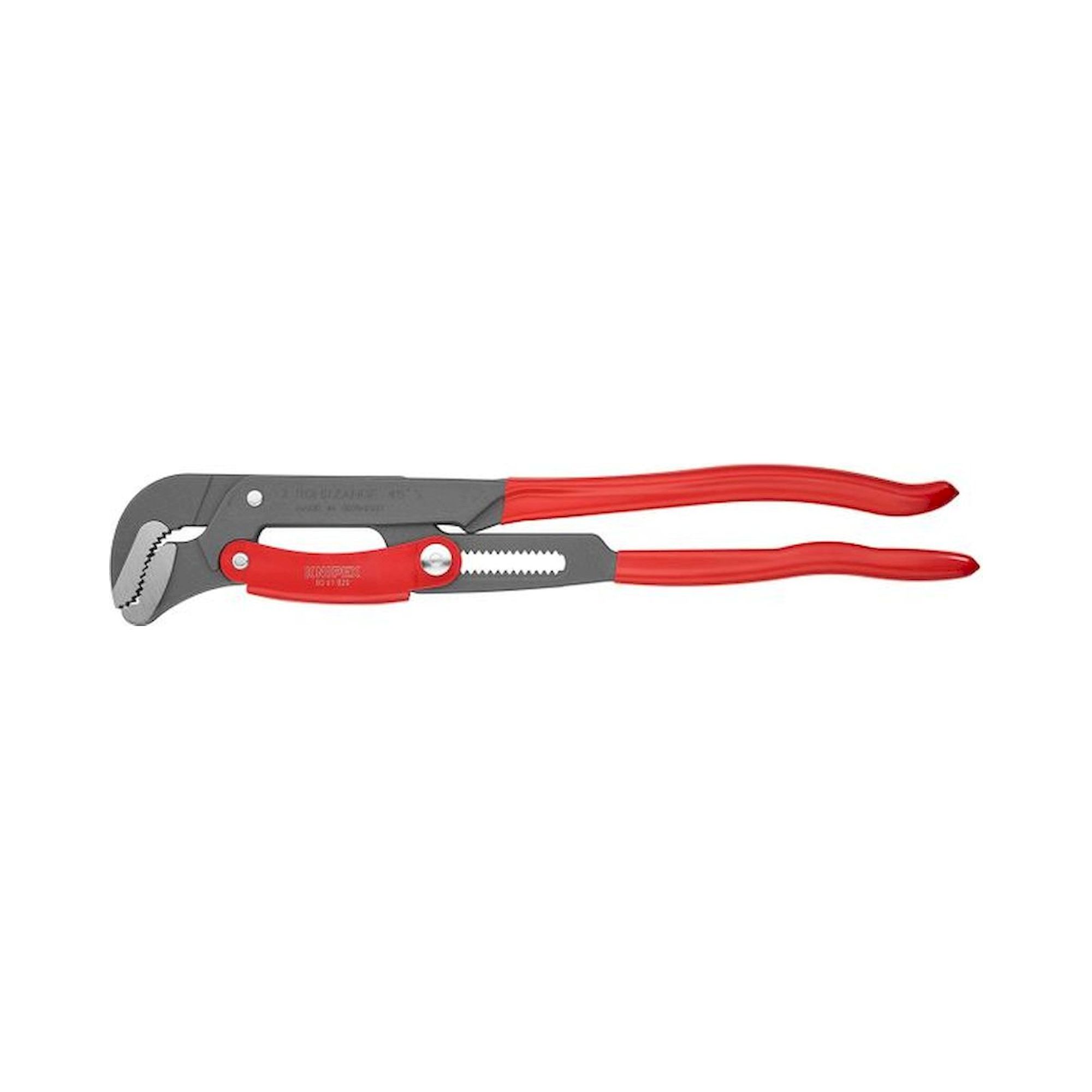 Knipex 83 61 020. Rohrzange S-Maul mit Schnelleinstellung, grau pulverbeschichtet, 560 mm