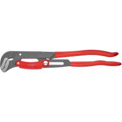 Knipex 83 61 020. S-jaw pipe wrench with quick adjustment, gray powder-coated, 560 mm