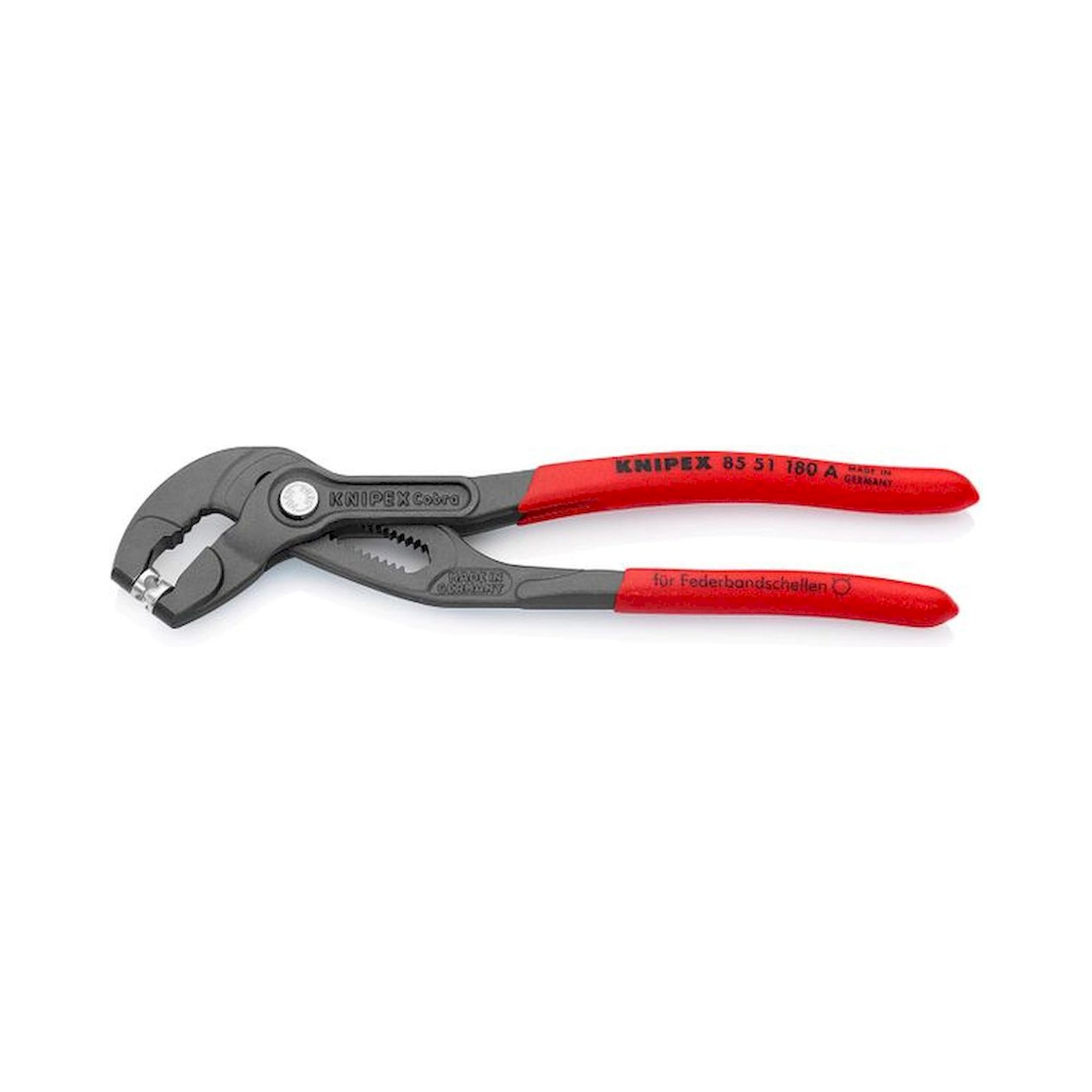 Knipex 85 51 180 A. Pince rapide à lame de ressorts : atramentée gris