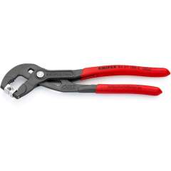 Knipex 85 51 180 C. Pants clamp pliers for click clamps, gray atramentized, 180 mm