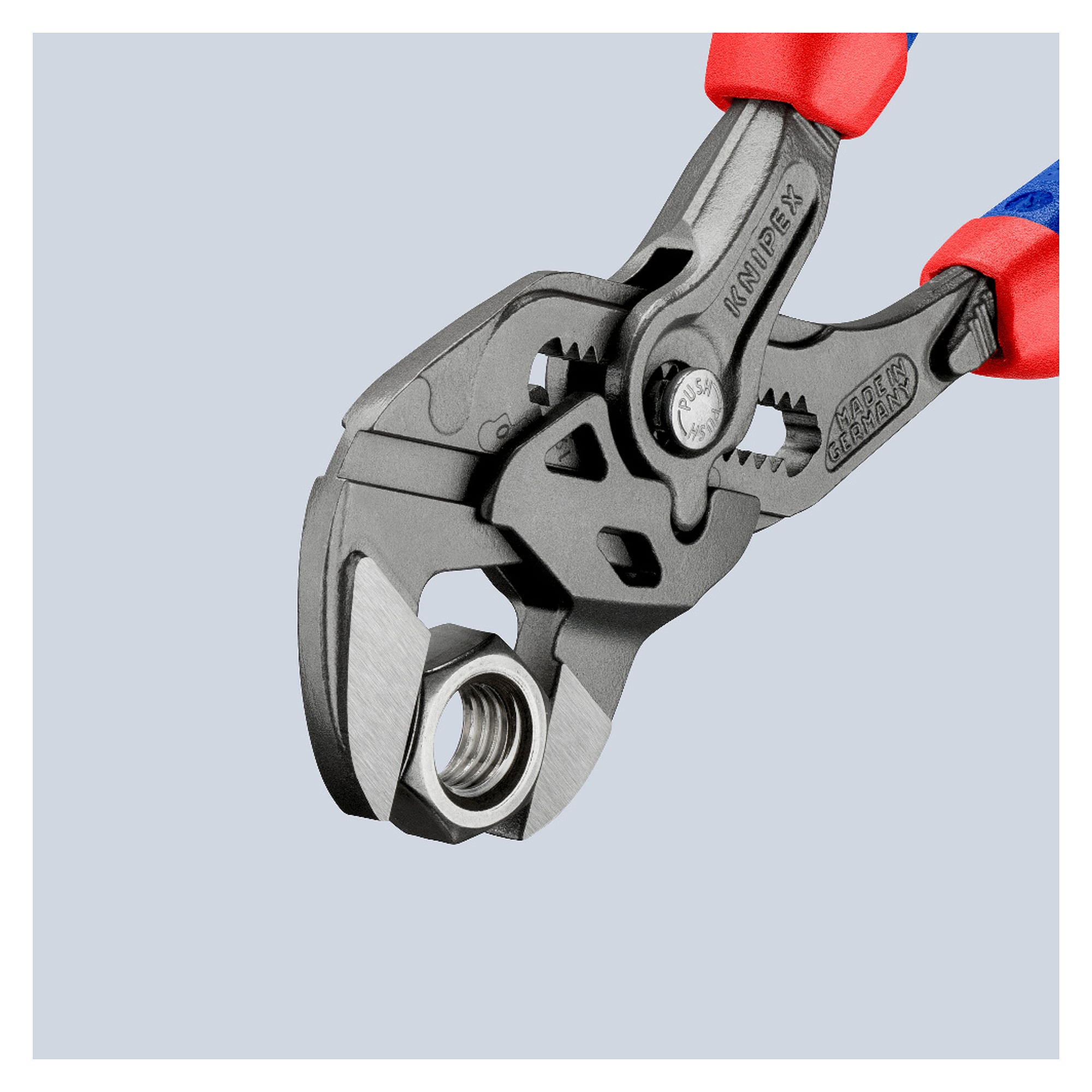 Zangenschlüssel mit Comfort-Griffen für Schlüsselweiten bis 40 mm, 180 mm
