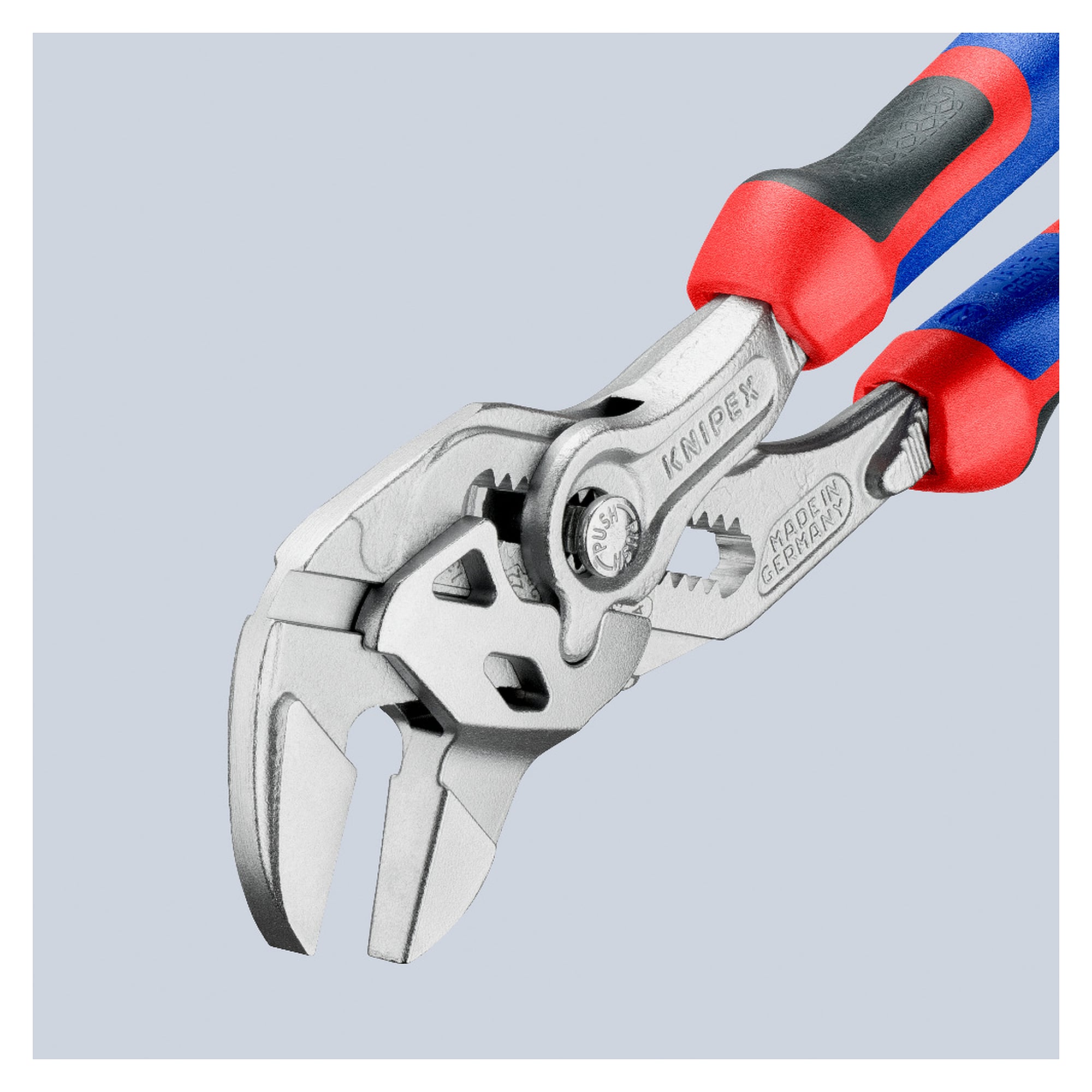 Pliers wrench, pliers and wrench in one tool, jaw capacity up to 40 mm, 180 mm