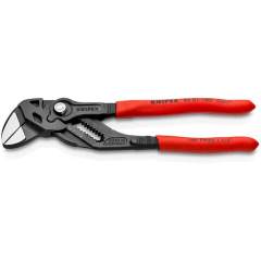 Knipex 86 01 180. Pliers wrench, pliers and wrench in one tool, black atramentized, 180 mm