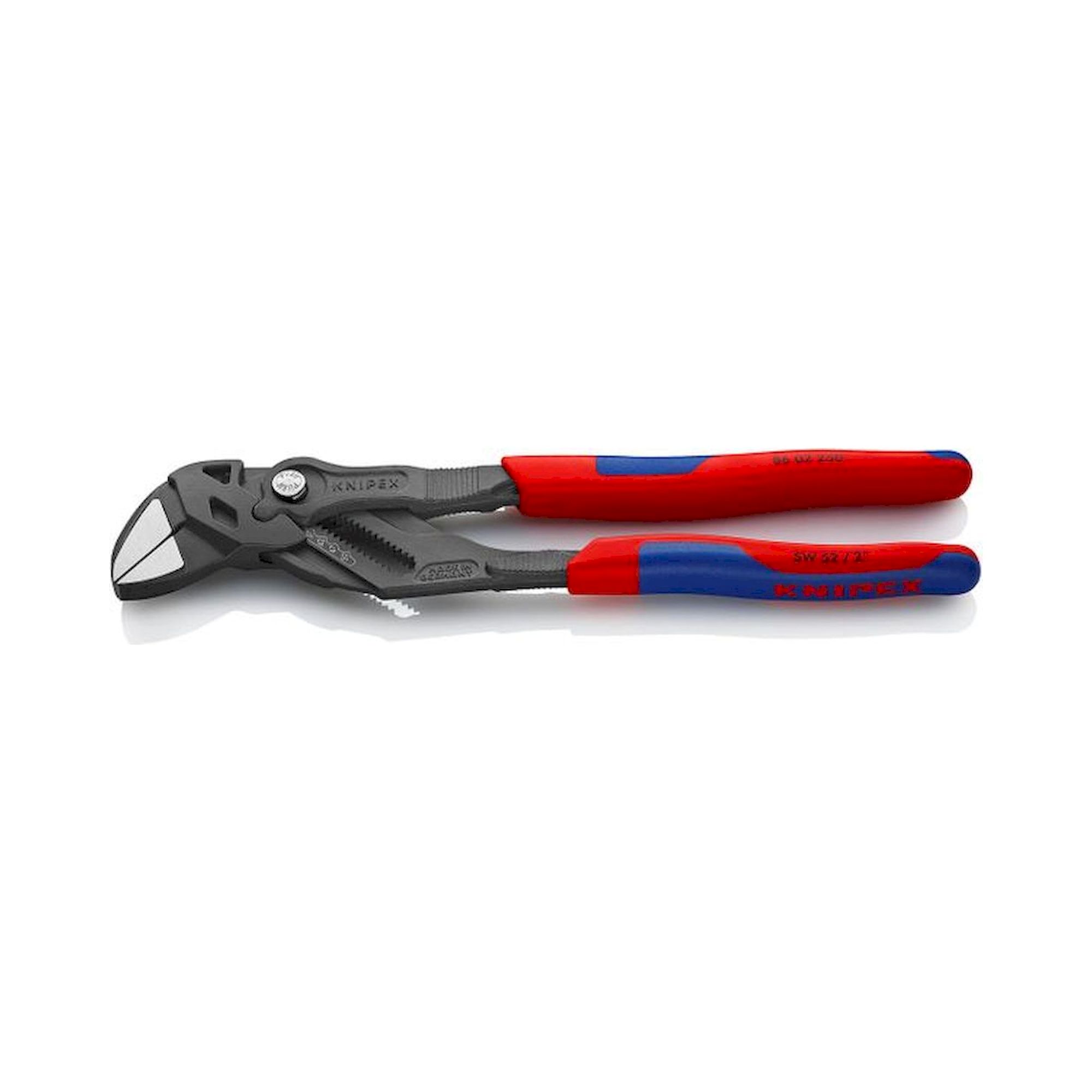 Knipex 86 02 250. Pliers wrench, pliers and wrench in one tool, black atramentized, 250 mm