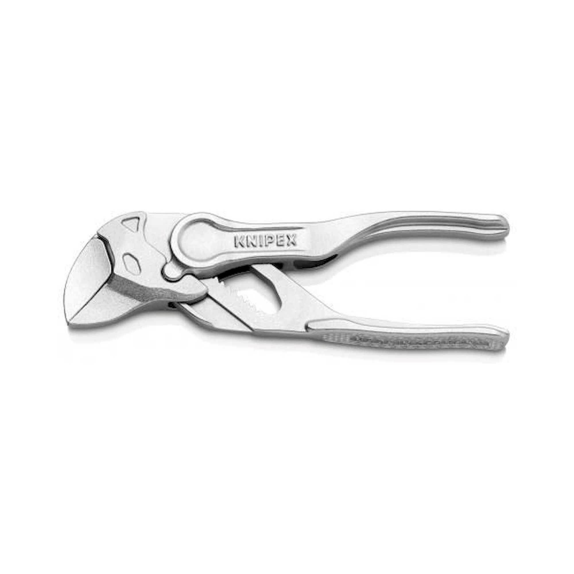 Knipex 86 04 100. Clé à pince XS, clé à pince Pince et clé à vis, chromée, 100 mm