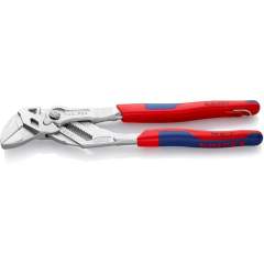 Knipex 86 05 250 T. Pliers wrench, pliers and wrench in one tool, chrome plated, fixing eye, 250 mm