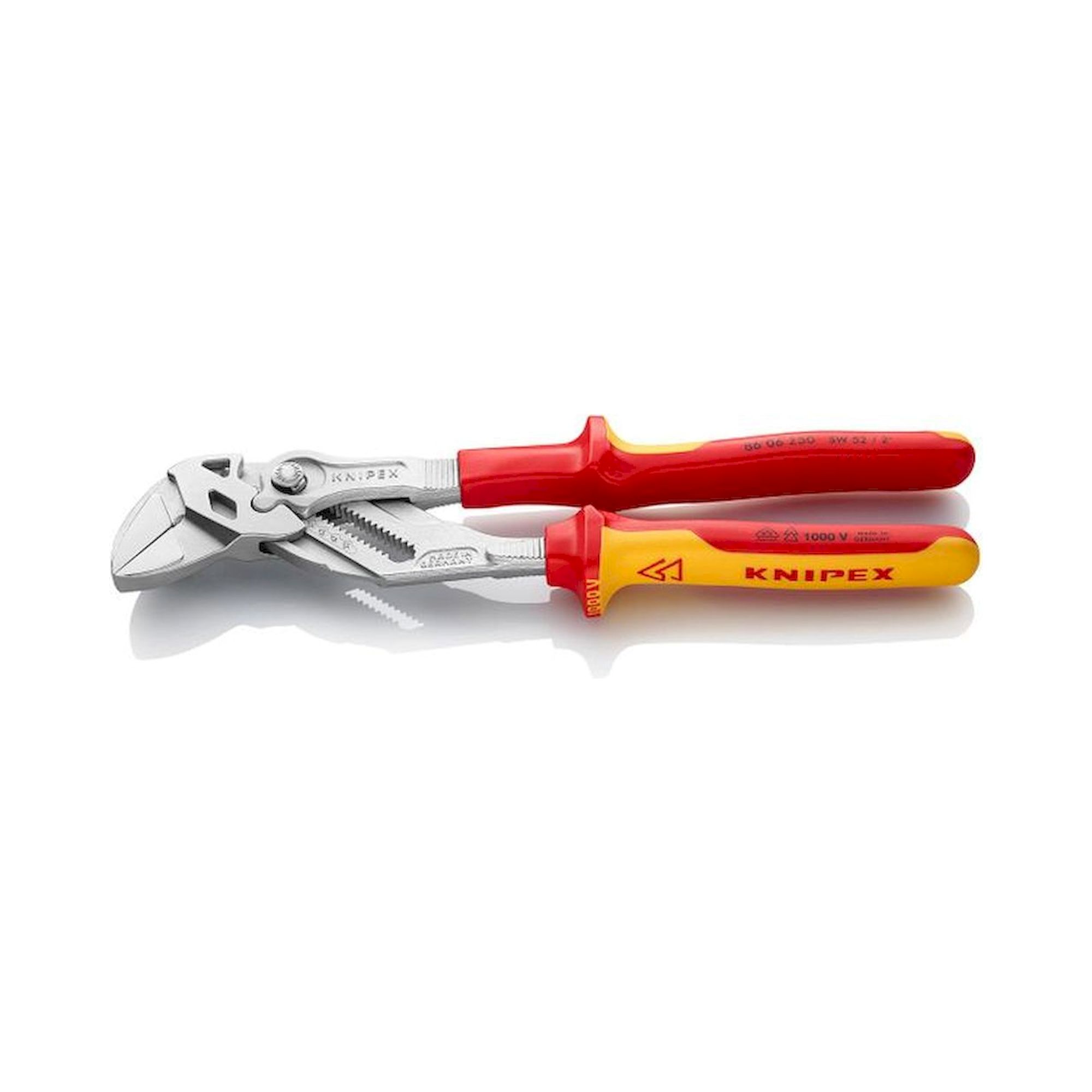 Knipex 86 06 250. Pliers wrench, pliers and wrench in one tool, chrome plated, 250 mm