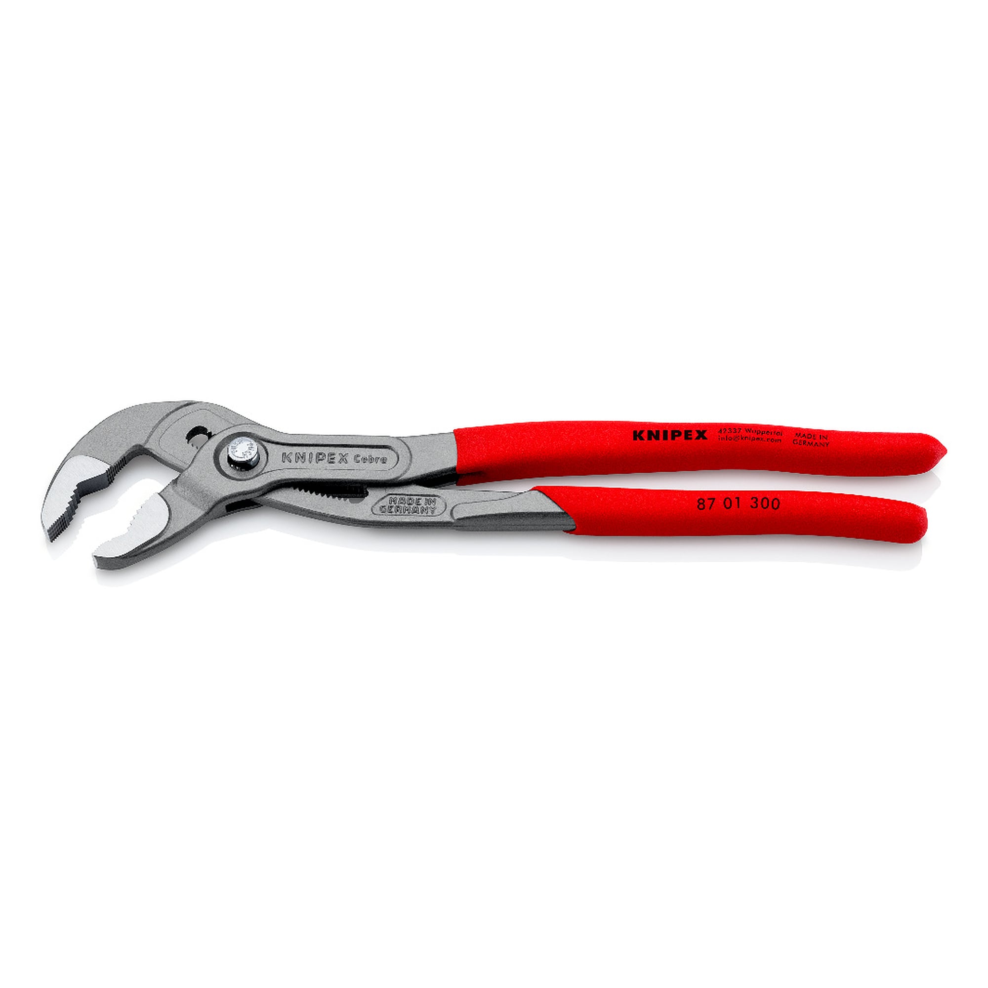 Pince multiprise Cobra à réglage par bouton-poussoir, ouverture 60 mm, 300 mm