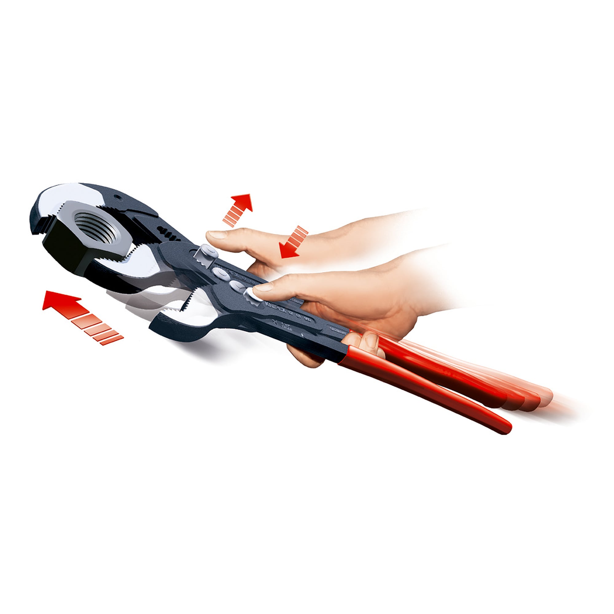 Cobra XXL pipe and water pump pliers, 120 mm across flats, 560 mm