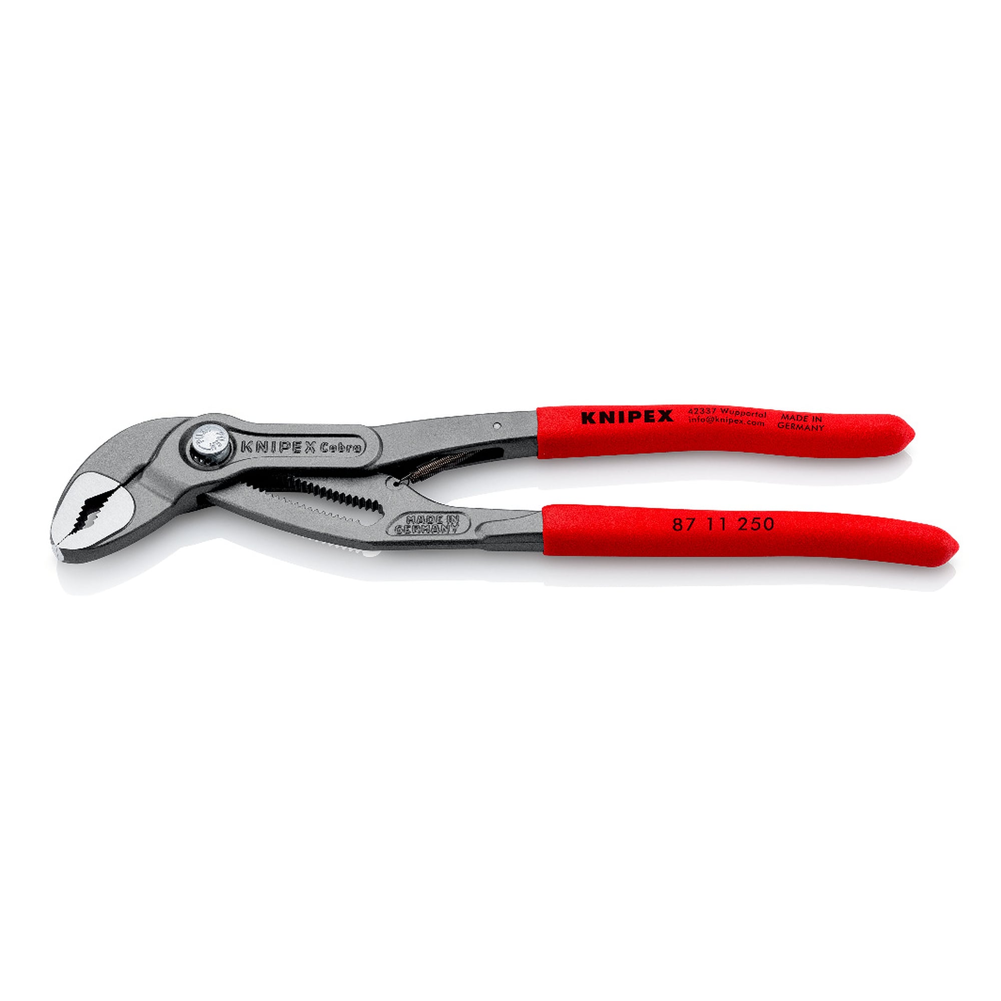 Pince multiprise Cobra matic, réglage automatique par bouton, tubes jusqu'à Ø 50 mm, 250 mm