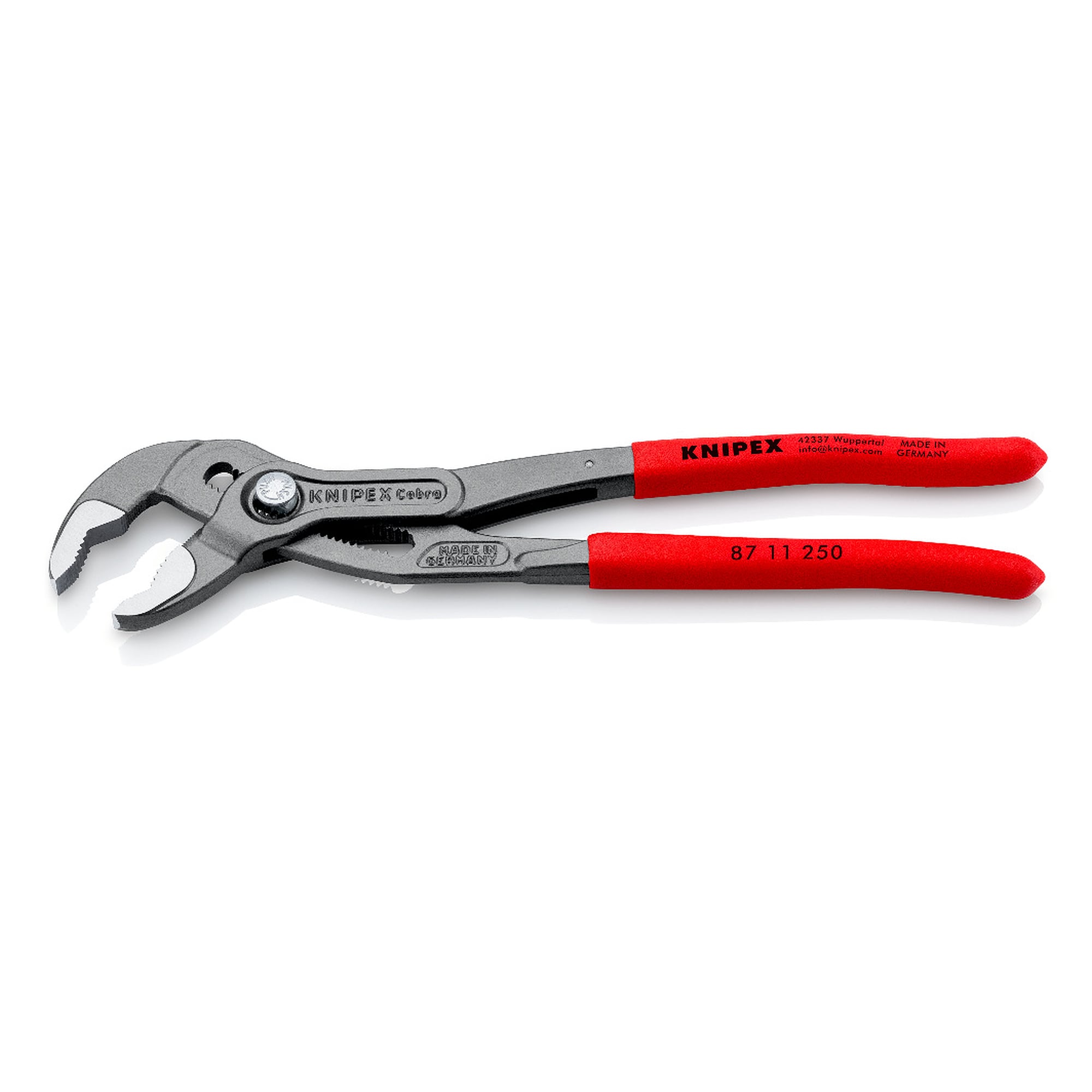 Pince multiprise Cobra matic, réglage automatique par bouton, tubes jusqu'à Ø 50 mm, 250 mm