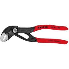 Knipex 87 01 125. Cobra high-tech water pump pliers, atramentized gray, wrench size 27 mm, 125 mm