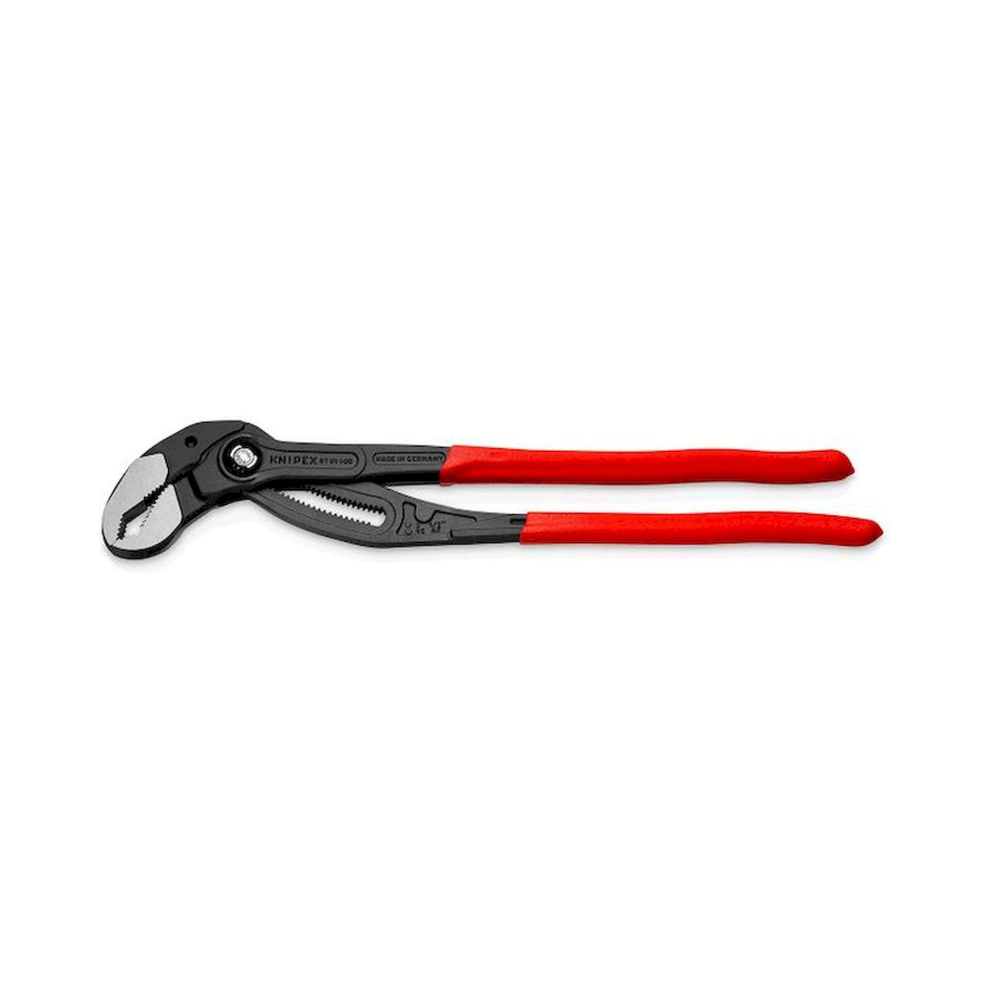 Knipex 87 01 400. Cobra XL pipe and water pump pliers, gray atramentized, wrench size 95 mm, 400 mm