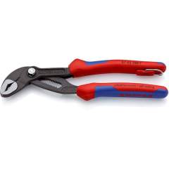 Knipex 87 02 180 T. Cobra high-tech water pump pliers, atramentized gray, fastening eyelet, width across flats 36 mm, 180 mm