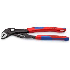 Knipex 87 02 250 T. Cobra high-tech water pump pliers, gray atramentized, fastening eyelet, wrench size 46 mm, 250 mm