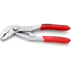 Knipex 87 03 125. Cobra high-tech water pump pliers, chrome-plated, wrench size 27 mm, 125 mm