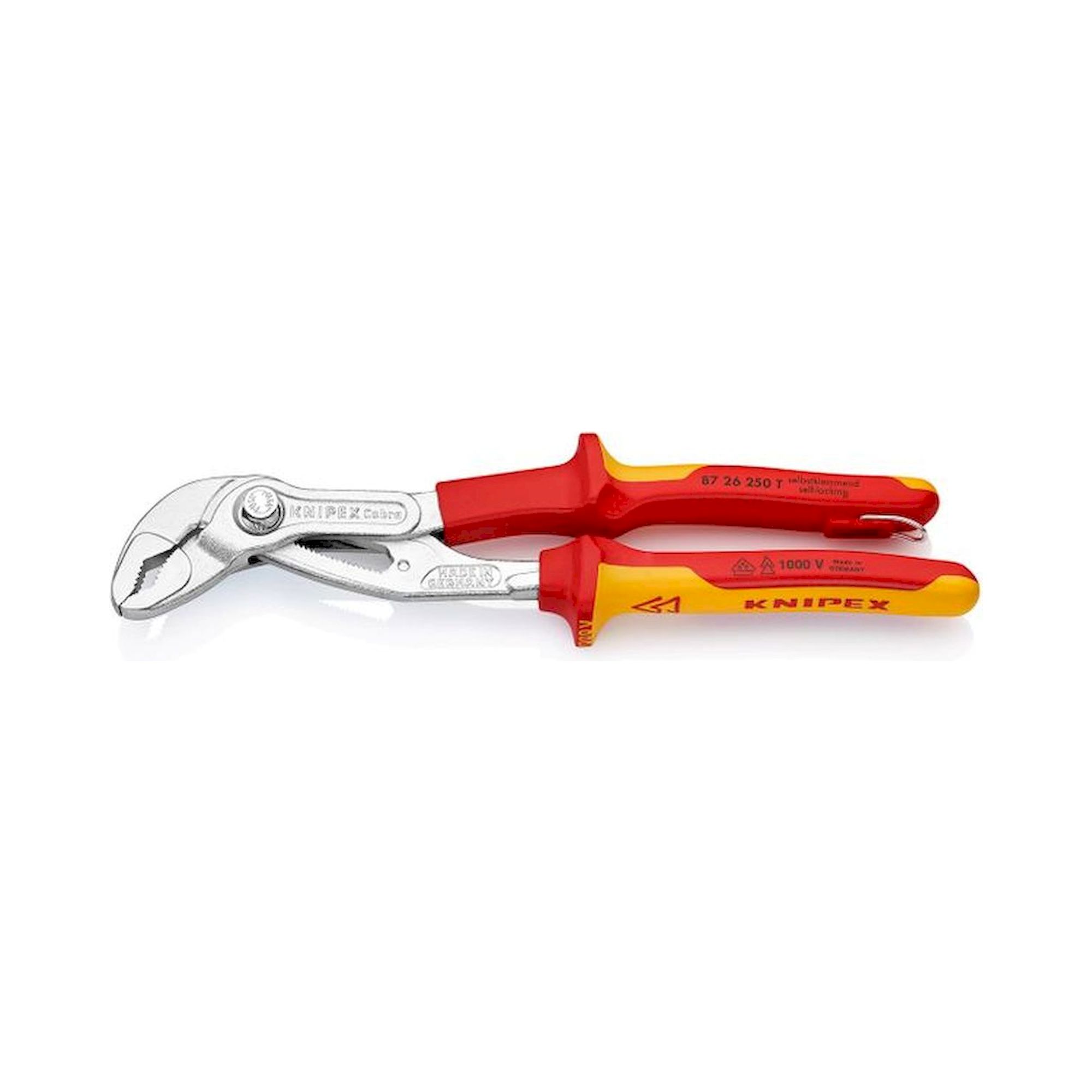 Knipex 87 26 250 T. Pince multiprise hightech Cobra® VDE, isolée, chromée