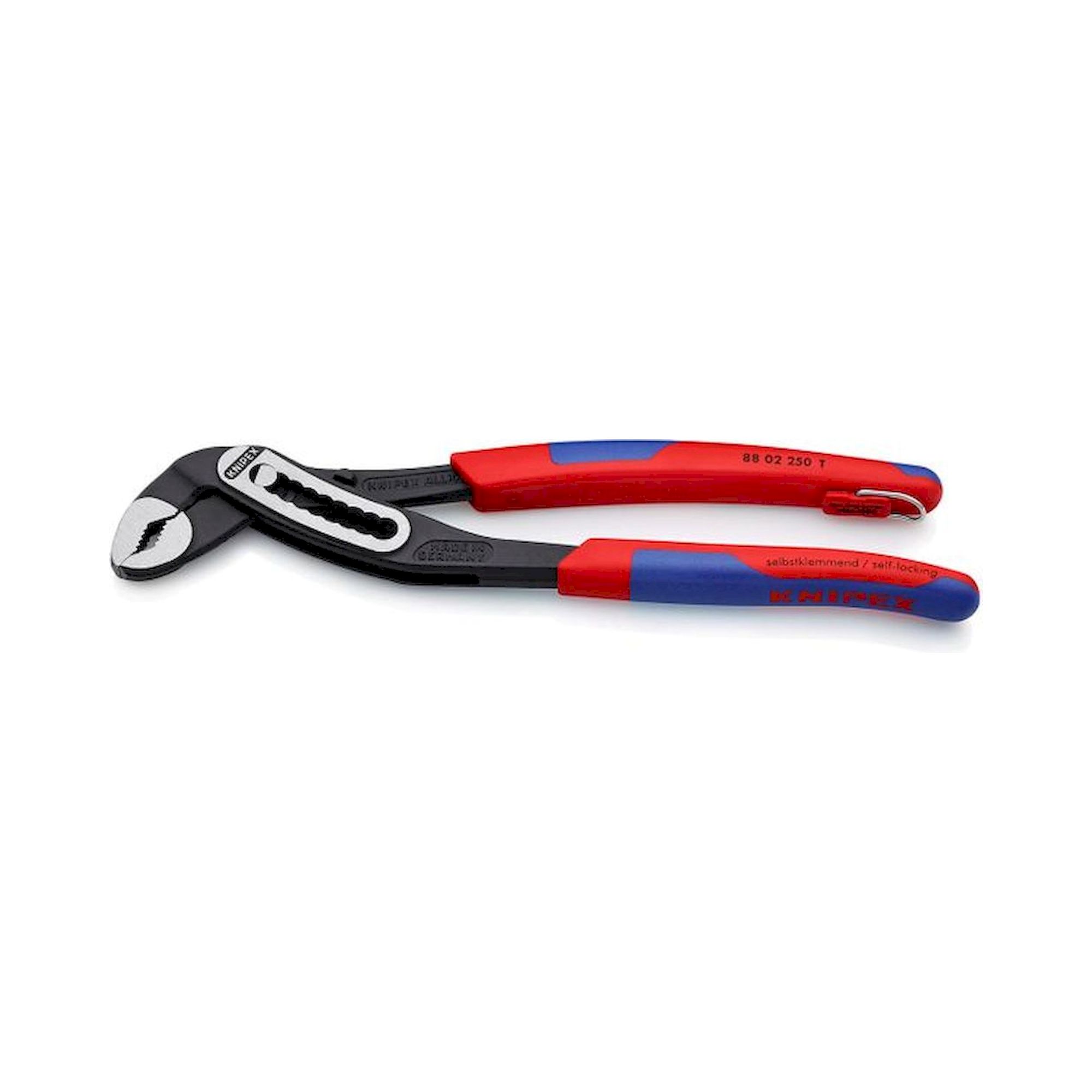 Knipex 88 02 250 T. Alligator water pump pliers, black atramentized, fastening eyelet, 250 mm