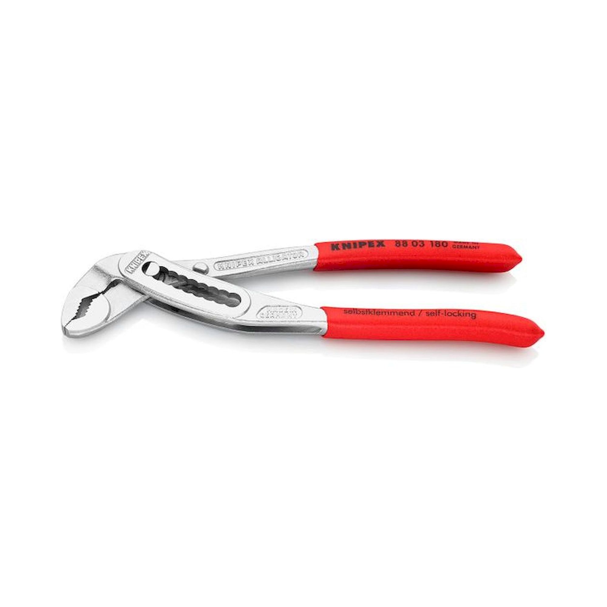 Knipex 88 03 180. Alligator Wasserpumpenzange, verchromt, 180 mm