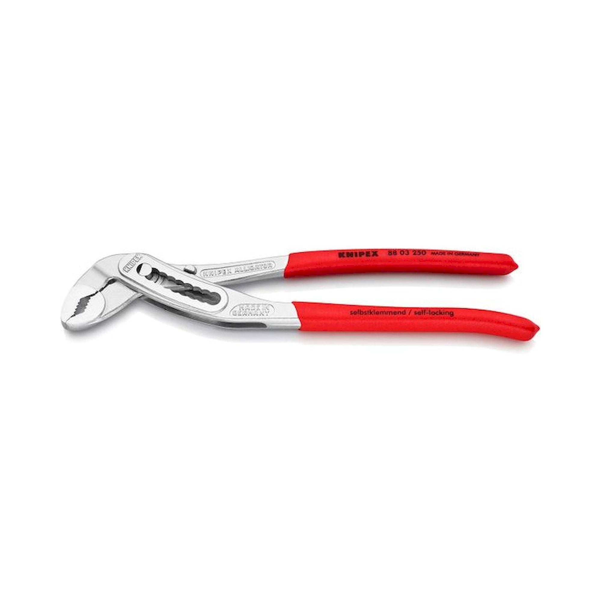 Knipex 88 03 250. Alligator water pump pliers, chrome-plated, 250 mm
