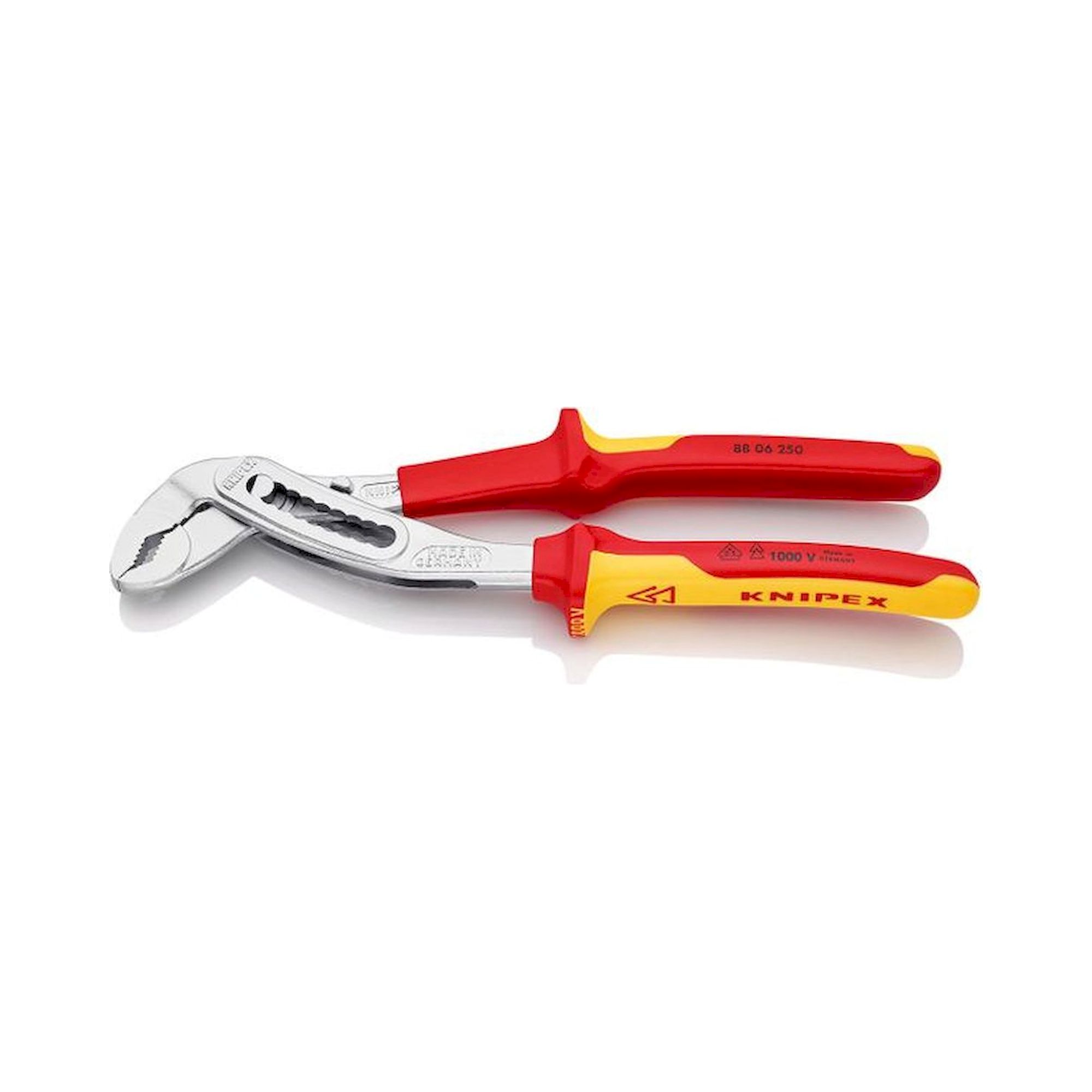 Knipex 88 06 250. Alligator® Pince à pompe à eau, chromée, isolée, 250 mm