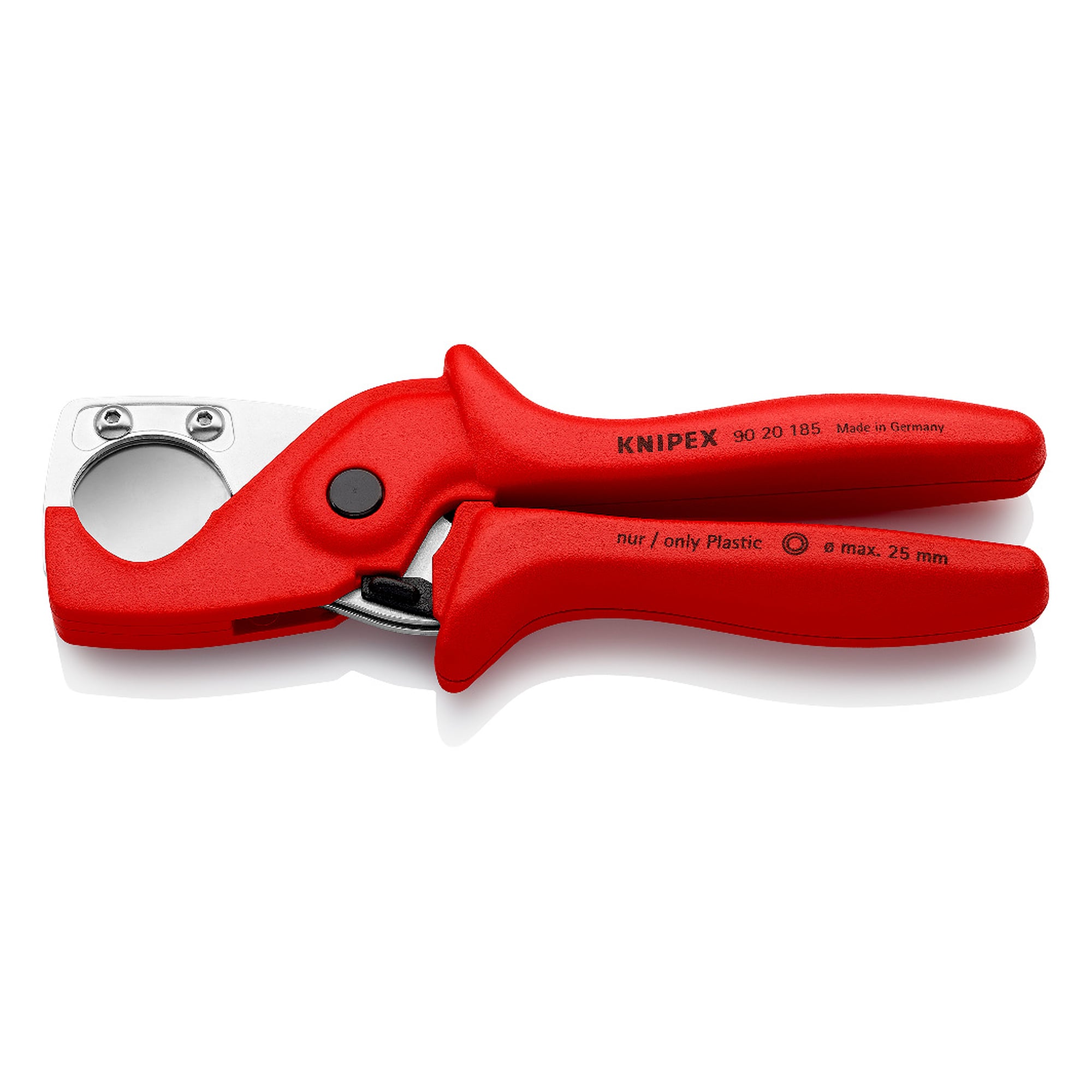 PlastiCut cutter for flexible hoses and plastic conduit pipes up to 25 mm dia., 185 mm