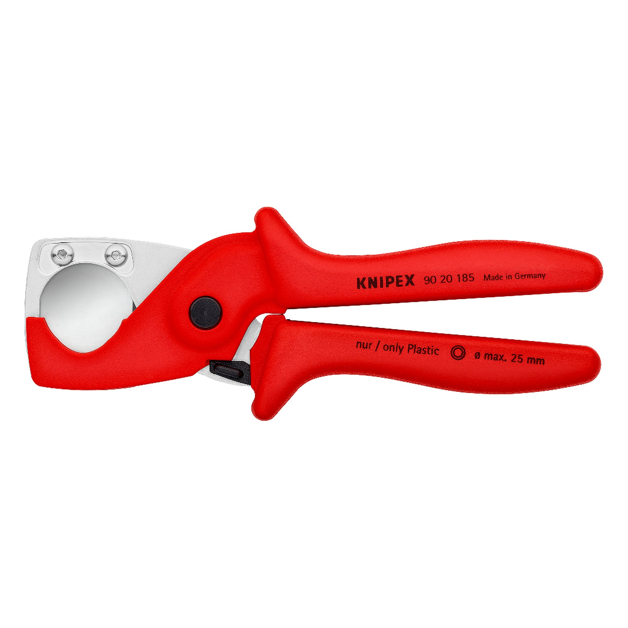 PlastiCut cutter for flexible hoses and plastic conduit pipes up to 25 mm dia., 185 mm