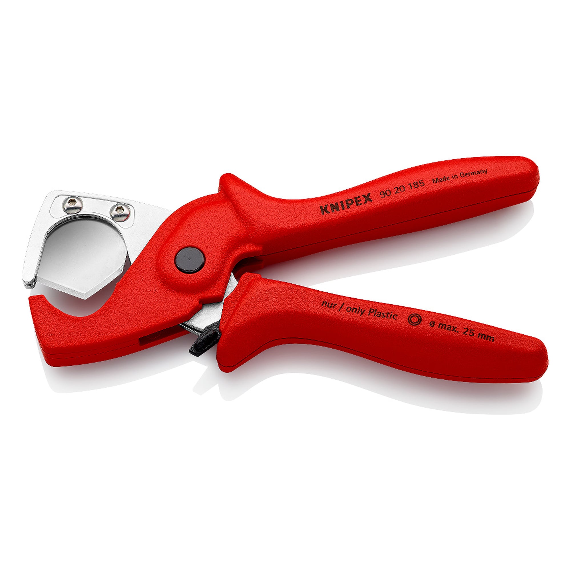 PlastiCut cutter for flexible hoses and plastic conduit pipes up to 25 mm dia., 185 mm