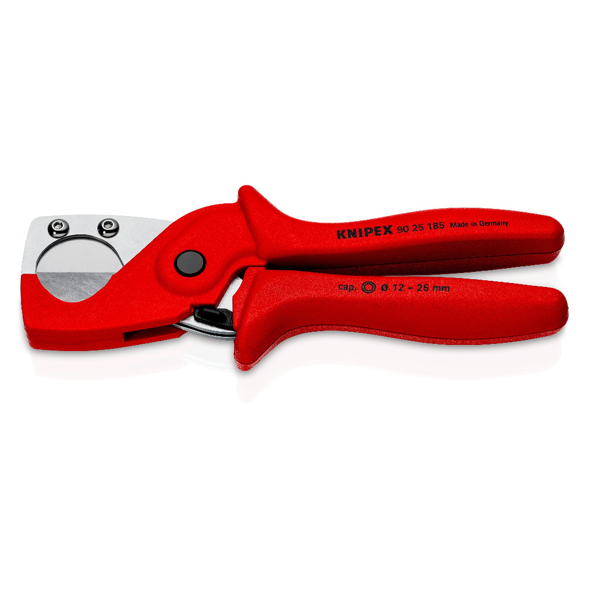 Pipe cutter for plastic composite pipes 12 to 25 mm dia., glass fibre reinforced handles, 185 mm