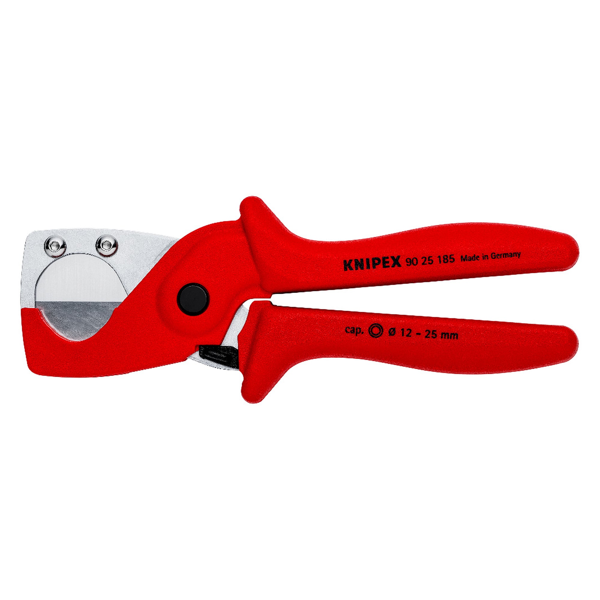 Pipe cutter for plastic composite pipes 12 to 25 mm dia., glass fibre reinforced handles, 185 mm