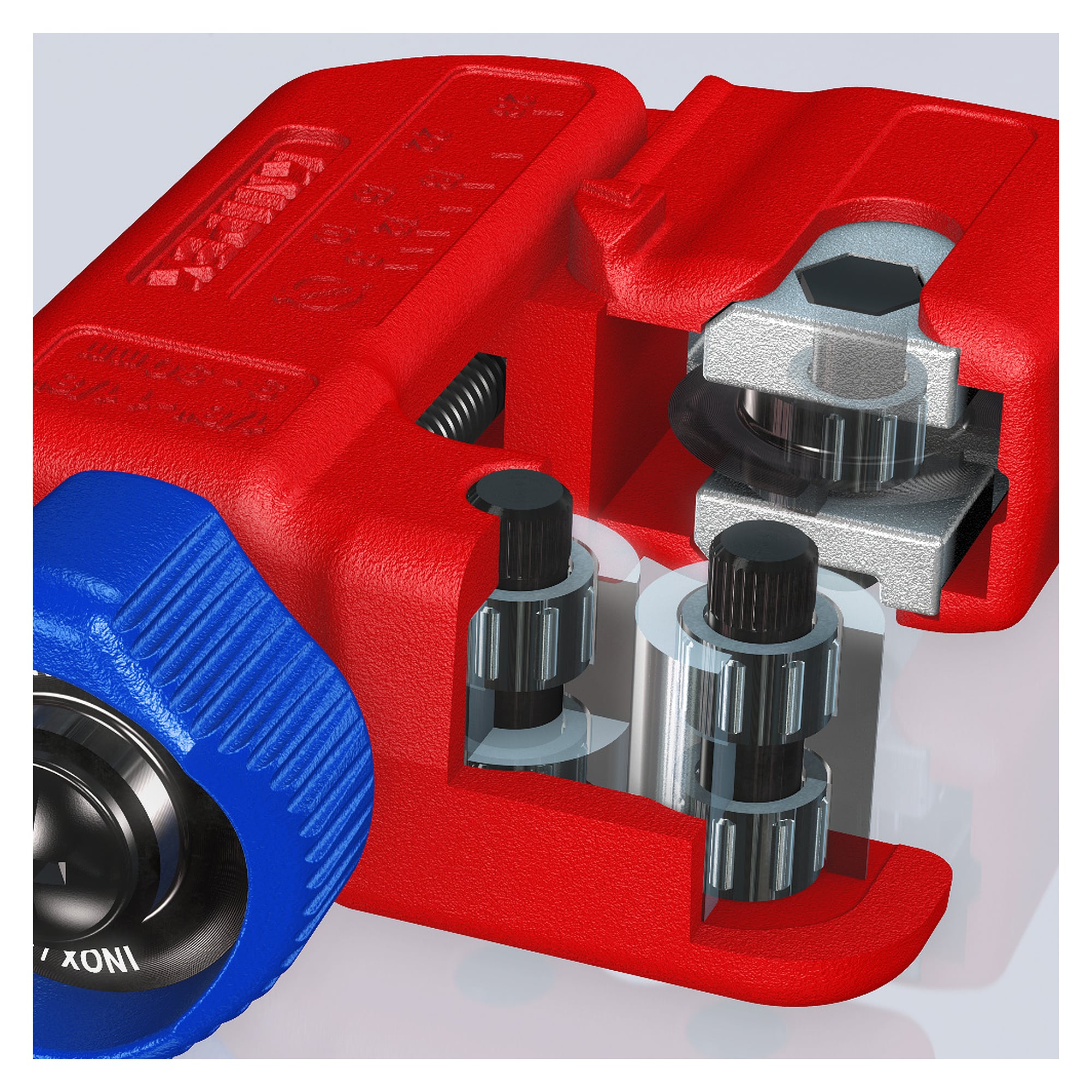 TubiX S pipe cutter for metal pipes 3 - 30 mm dia., QuickLock one-hand locking