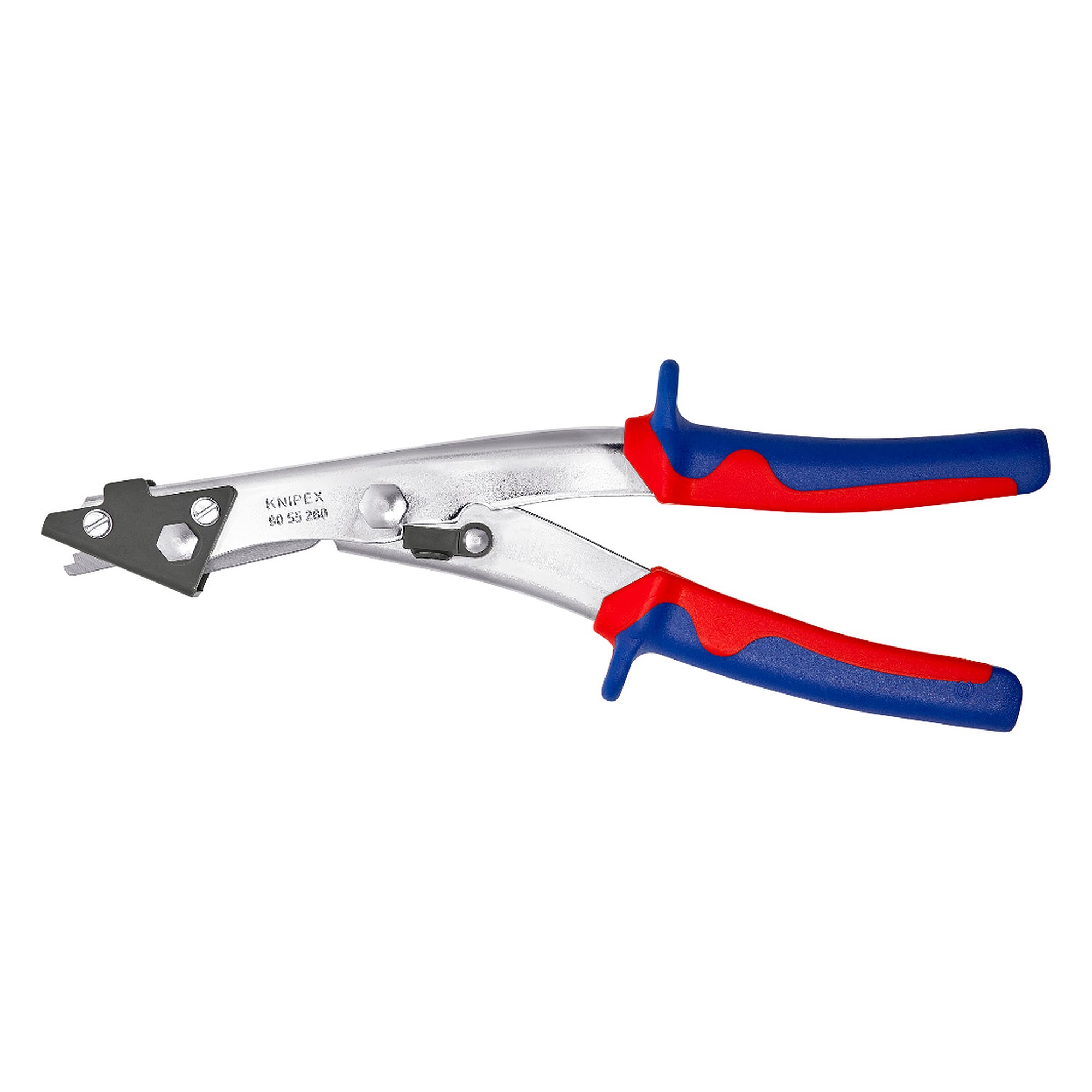 Sheet metal nibbler for metal up to 1.2 mm and plastic up to 2.0 mm, cutting width 2.7 mm, 280 mm