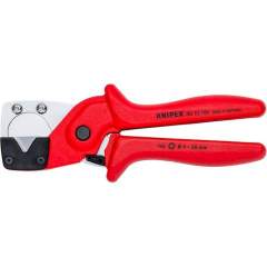 Knipex 90 10 185. Pipe cutter for multi-layer and pneumatic hoses, made of tough, Glasss-fibre reinforced plastic, 185 mm