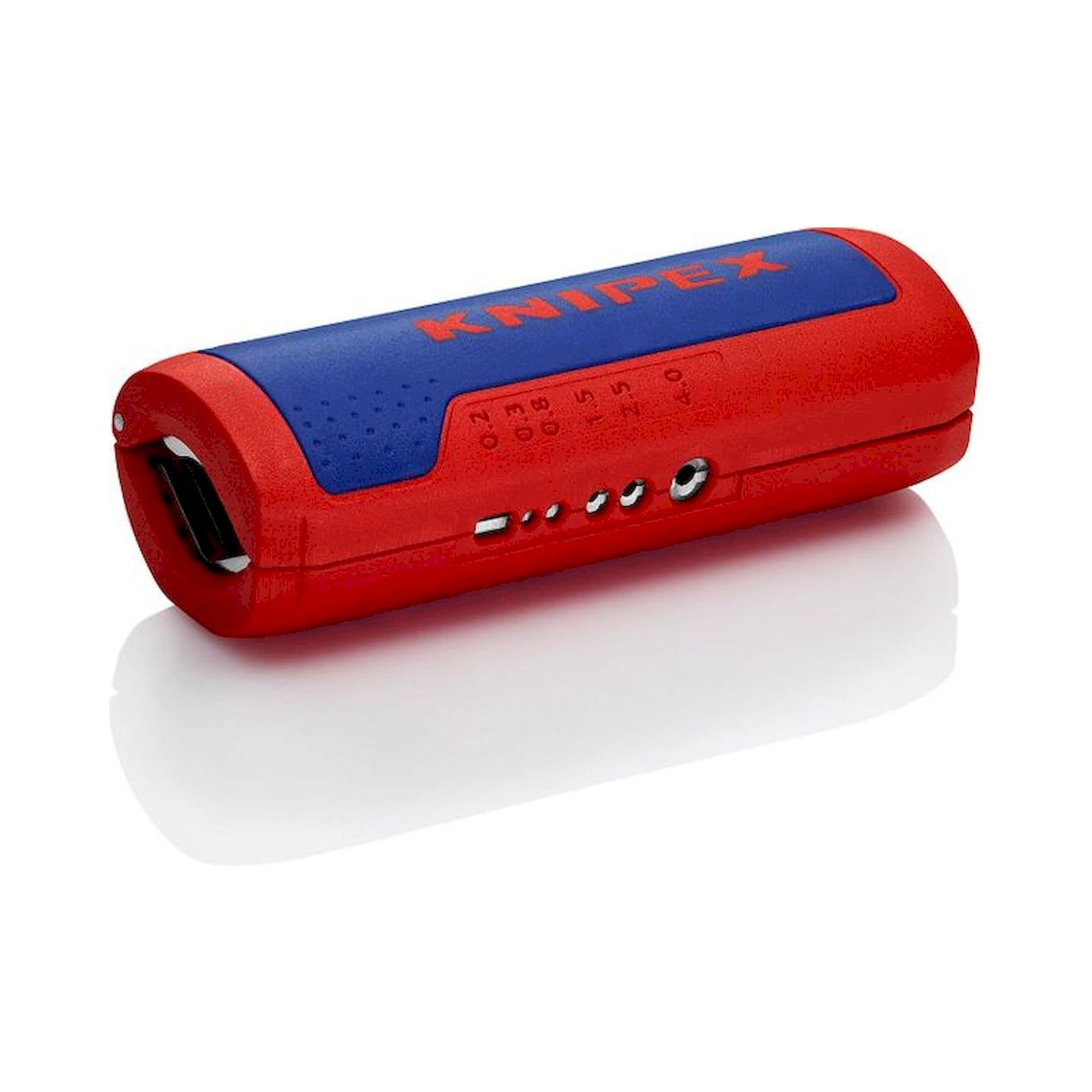 Knipex 90 22 02 SB. TwistCut® coupe-tubes ondulés, avec lames à dénuder, pour sections de Ø 13 à 32 mm, 100 mm, emballage SB