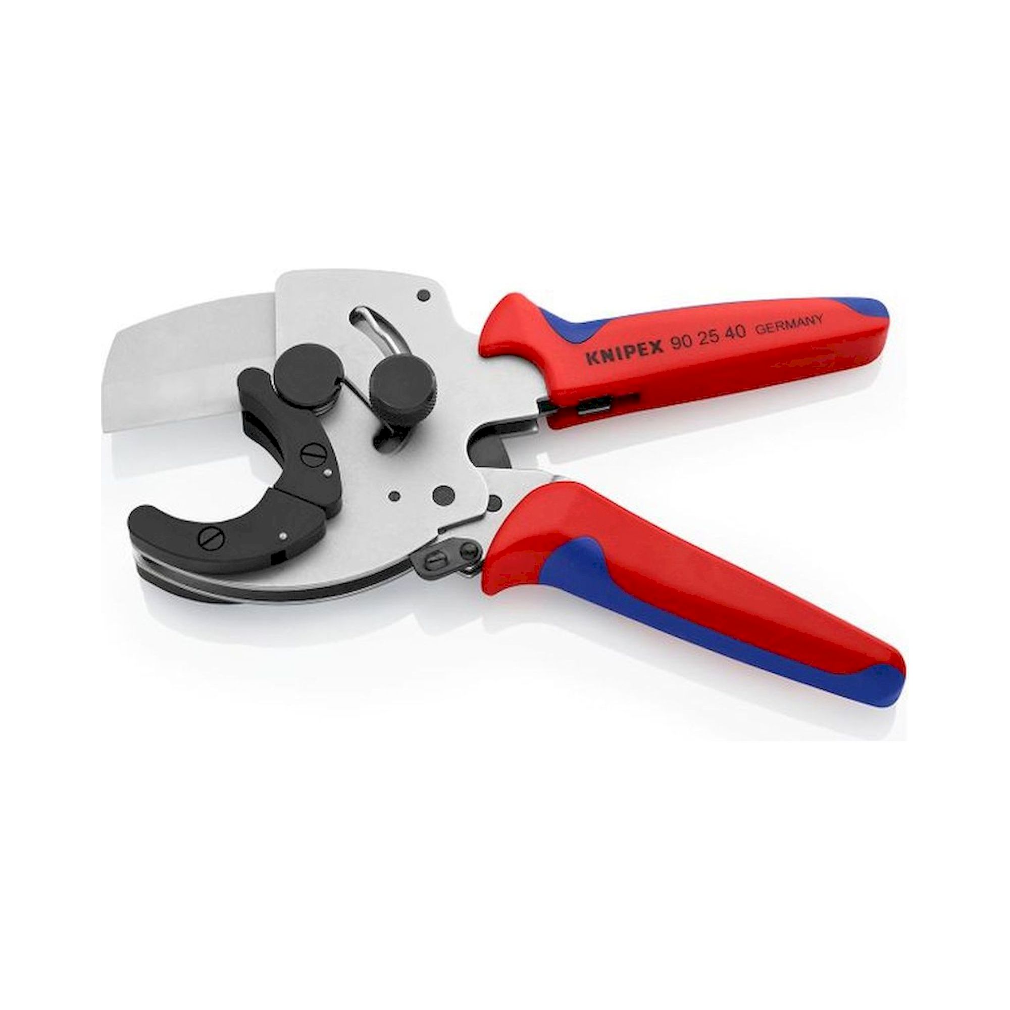 Knipex 90 25 40. Pipe cutter for composite and plastic pipes, galvanized, 210 mm