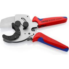 Knipex 90 25 40. Pipe cutter for composite and plastic pipes, galvanized, 210 mm